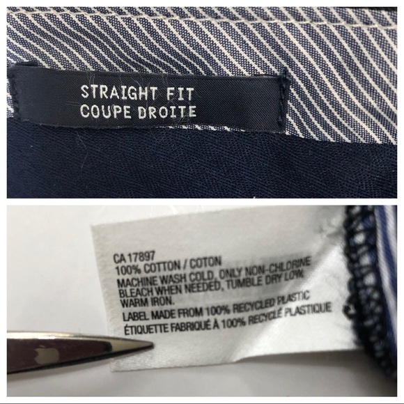 Gap Khakis Tailored black men’s pants 33x34 NWOT - Picture 7 of 7